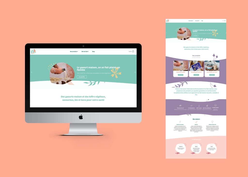 Site e-commerce Brin de Foli - Boutique en ligne WordPress