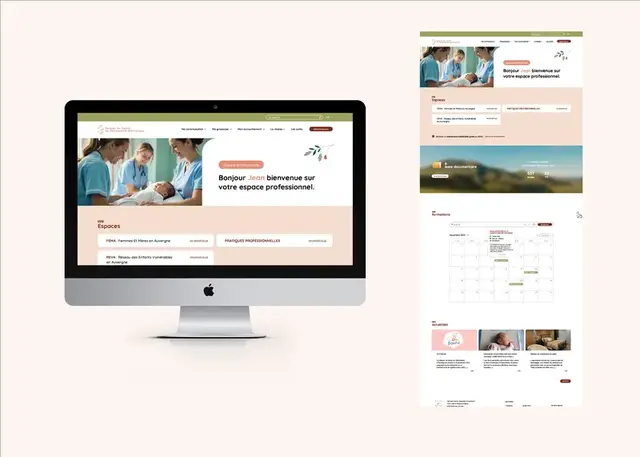 RSPA – Site internet du Réseau de Santé Périnatal d'Auvergne