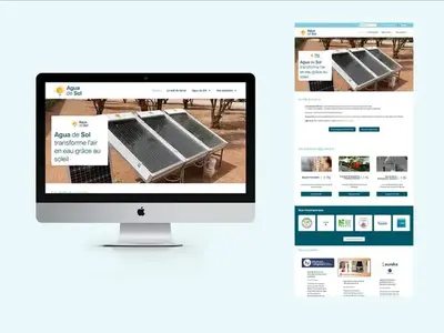 Agua de Sol — Création de site internet