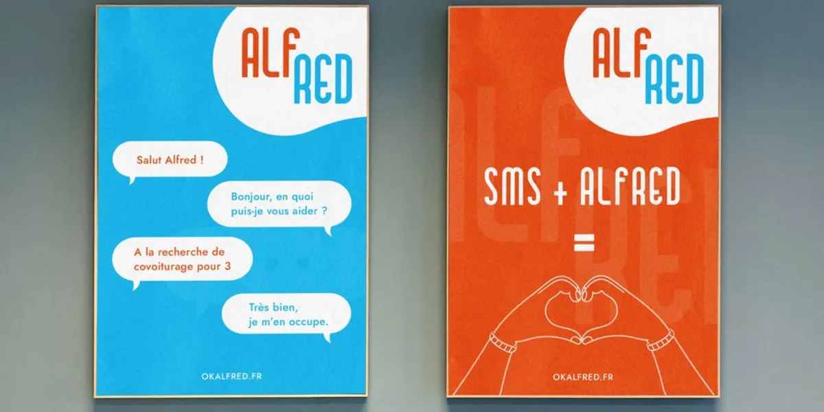Campagne d'affichage Alfred – Design graphique par Lemon