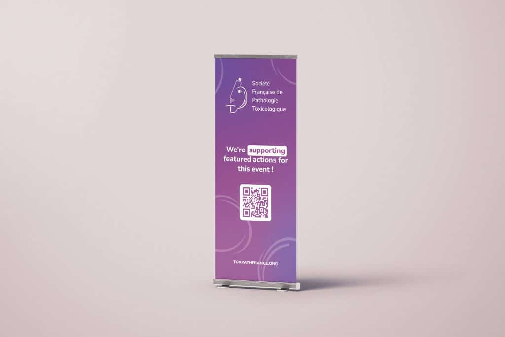 Kakemono SFPT - Signalétique événementielle Clermont